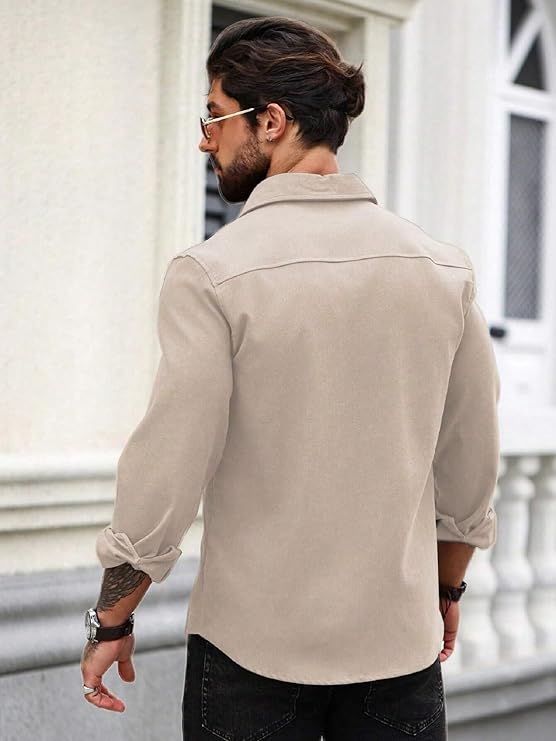 Lymio Men Shirt || Solid Shirt for Man || Full Sleeve || Casual Style (Packs Also Available) (Utility) Alternate View